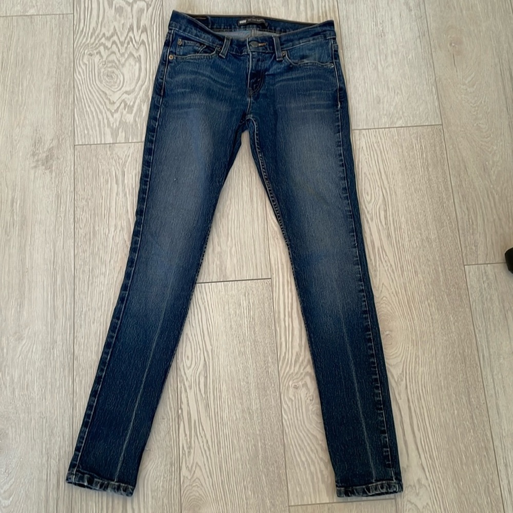 Levi’s 524 Too Superlow Blue Jeans. Size 26.